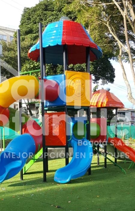 Parque infantil fabricado e instalado por Parques Infantiles Bogotá, referencia PIB 059